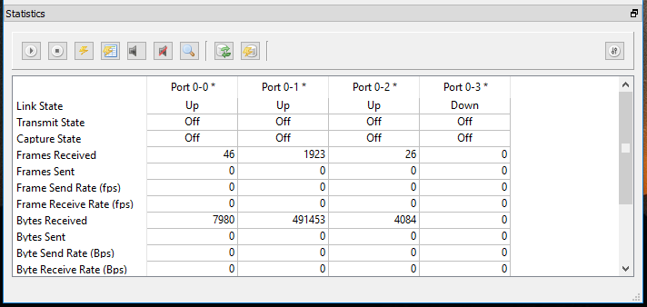 Port Stats Window (before)