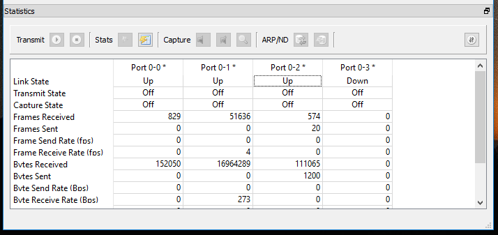 Port Stats Window (draft a)