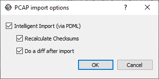 Pcap import recalculate checksums