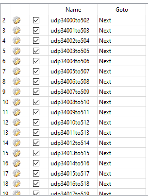 Multiple Ostinato streams as a workaround for lack of nested variable fields